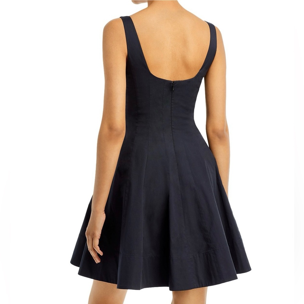 πΊπHPππΊ NWT Staud Mini Wells Dress Black - Picture 7 of 16